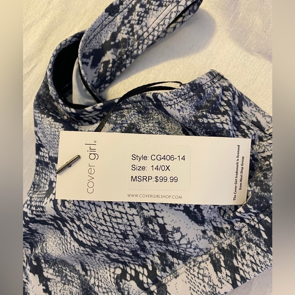 NWT Cover Girl 2-Piece Bikini Set Snakeskin  Ladies 14 - Picture 6 of 14